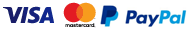 Accept Visa, Master, PayPal
